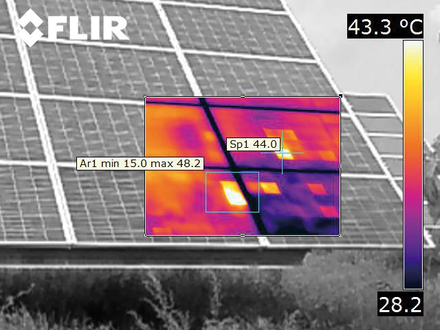 Inspecting roofmounted solar panels with thermal imaging Engineer Live