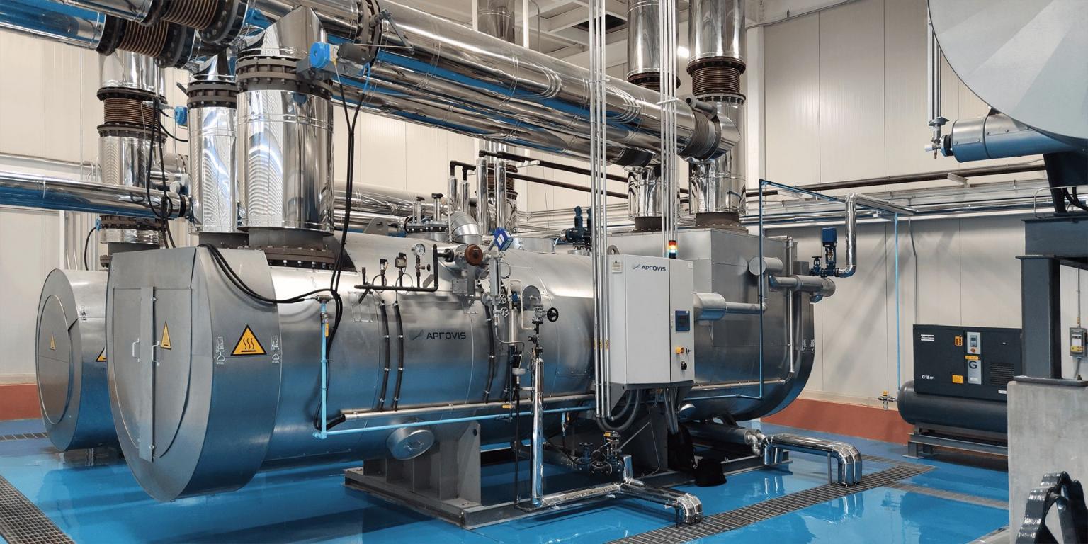 Double steam generators for the food industry in North America