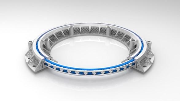 Wire Race Bearings can be integrated even in 3D-printed housing parts.